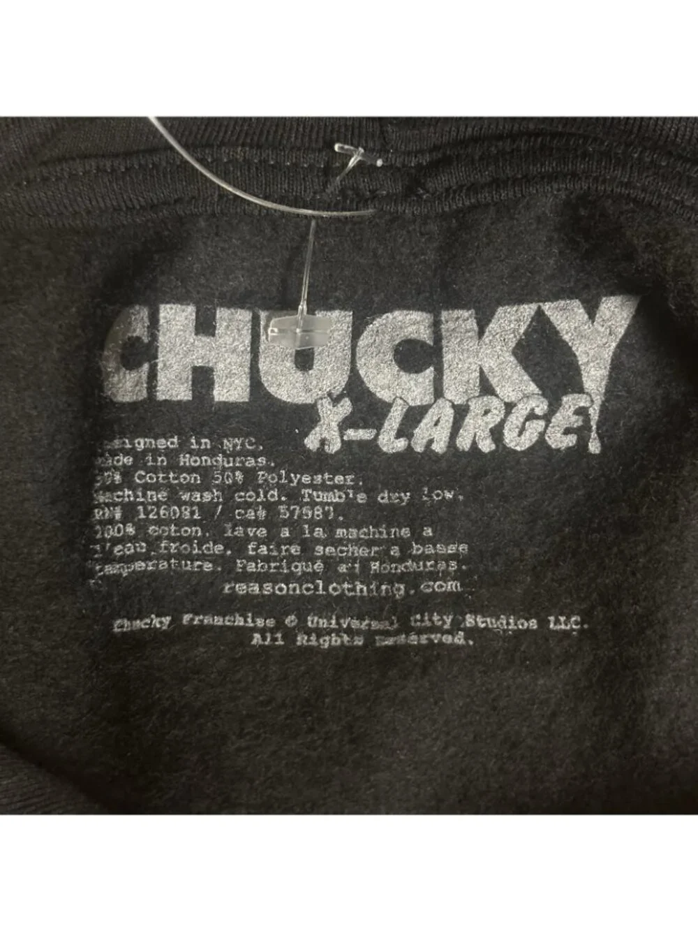 Reason Together Forever Chucky And Tiffany Bride Of Chucky‎ Black Hoodie Size XL